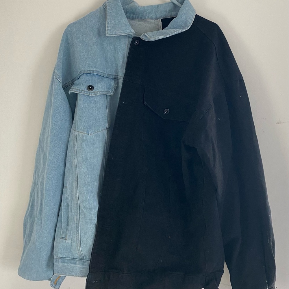 Two tone demin jacket